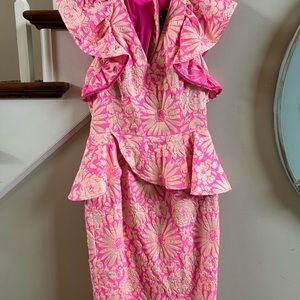 Black Halo Eve Jax Cocktail Sheath Dress NWT Sz. 6 broken zipper